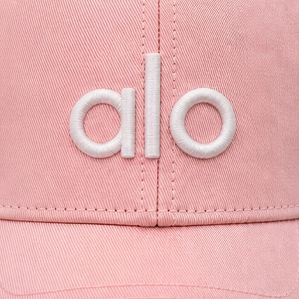 ALO Yoga Pink Gym Baseball Cap Hat Activewear